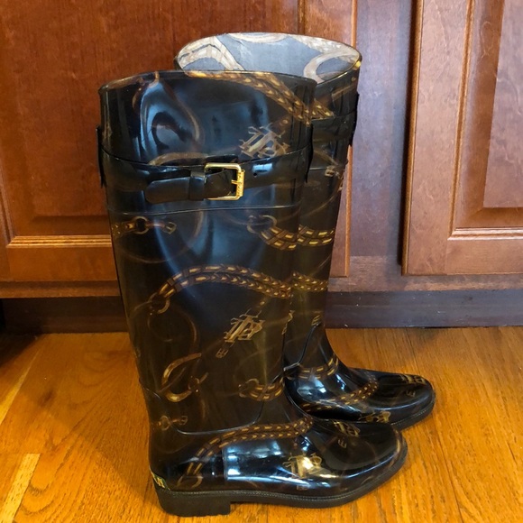 ralph lauren tall rain boots
